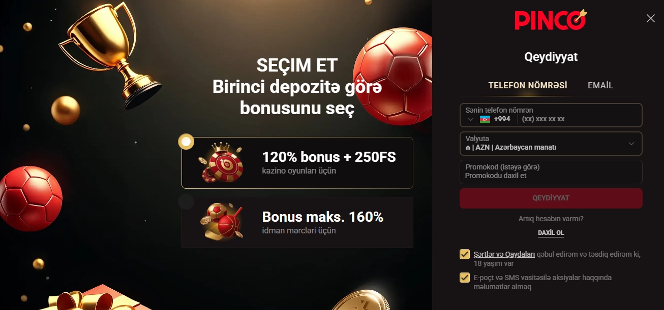 Hesab yaradılması mərhələləri